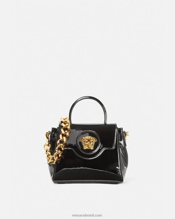 bolsas P2TX361 Versace bolsa pequena la medusa preto mulheres