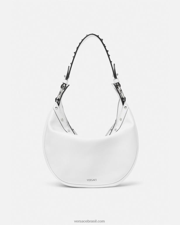 bolsas P2TX284 Versace repita o pequeno saco hobo branco mulheres