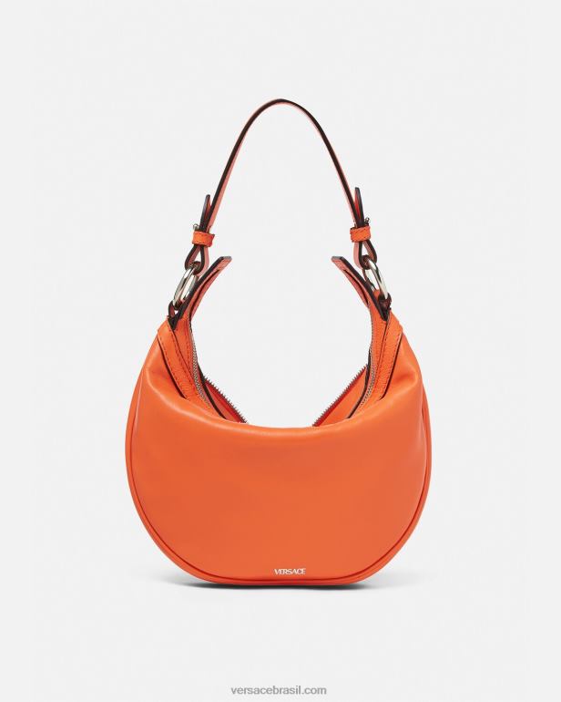 bolsas P2TX295 Versace repita o pequeno saco hobo laranja mulheres