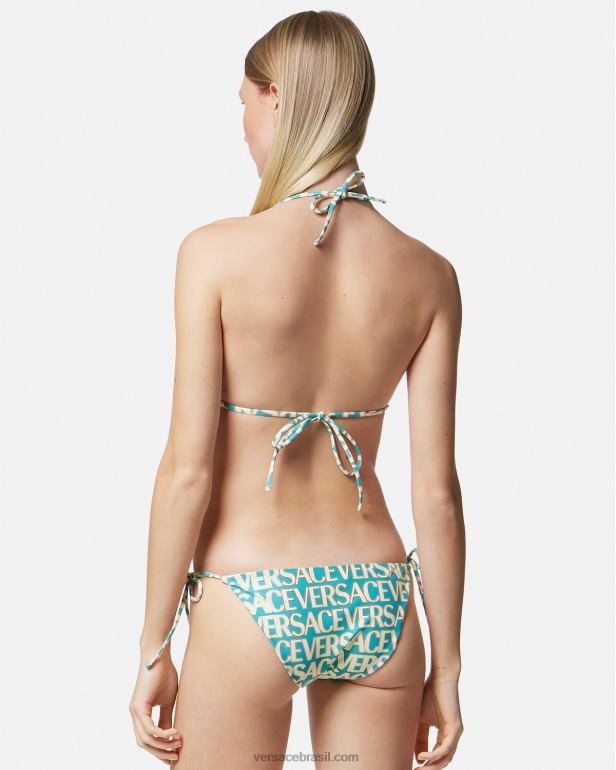 roupas íntimas e moda praia P2TX1128 Versace parte de baixo do biquíni imprimir mulheres