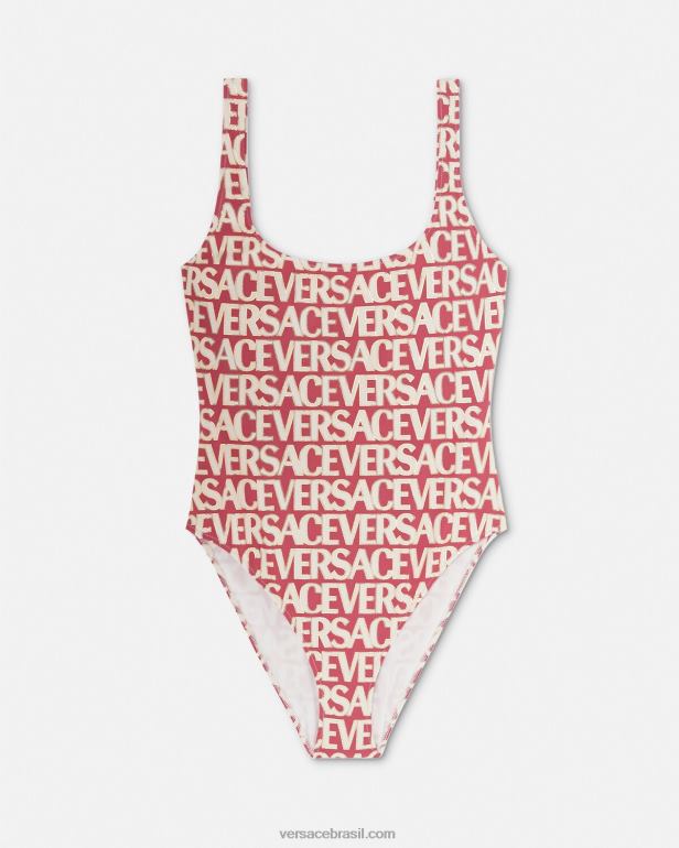 roupas íntimas e moda praia P2TX1129 Versace maiô inteiro imprimir mulheres