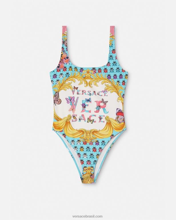 roupas íntimas e moda praia P2TX1135 Versace maiô de borboletas imprimir mulheres