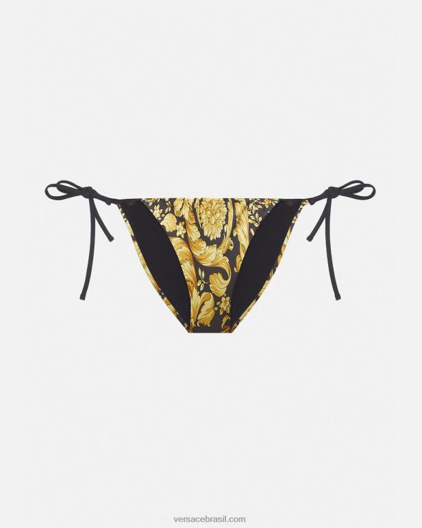 roupas íntimas e moda praia P2TX1142 Versace calcinha de biquíni barroco imprimir mulheres
