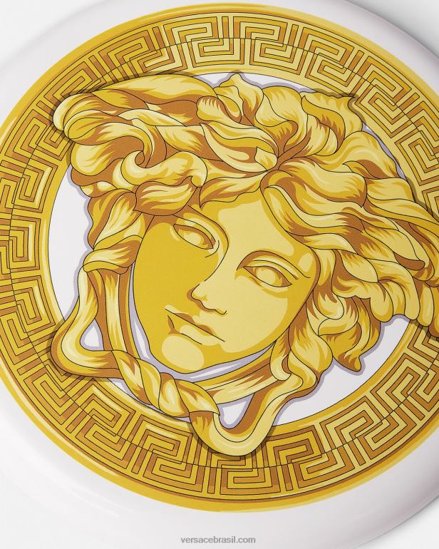 roupas íntimas e moda praia P2TX1211 Versace frisbee medusa branco mulheres