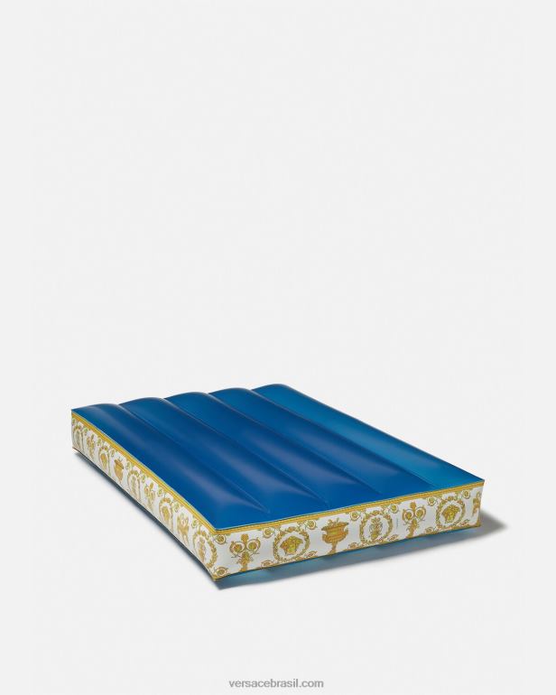 roupas íntimas e moda praia P2TX1213 Versace colchão flutuante crete de fleur azul claro mulheres