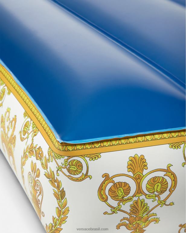 roupas íntimas e moda praia P2TX1213 Versace colchão flutuante crete de fleur azul claro mulheres