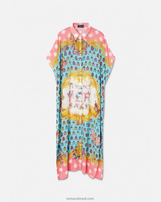 roupas íntimas e moda praia P2TX1193 Versace cobertura de camisa de borboletas imprimir mulheres