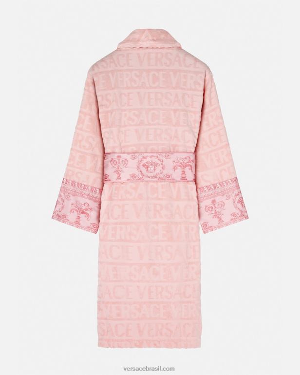 roupas íntimas e moda praia P2TX1095 Versace eu roupão barroco rosa mulheres