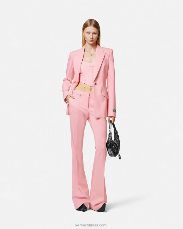 roupas P2TX120 Versace calças folgadas Uma cor mulheres