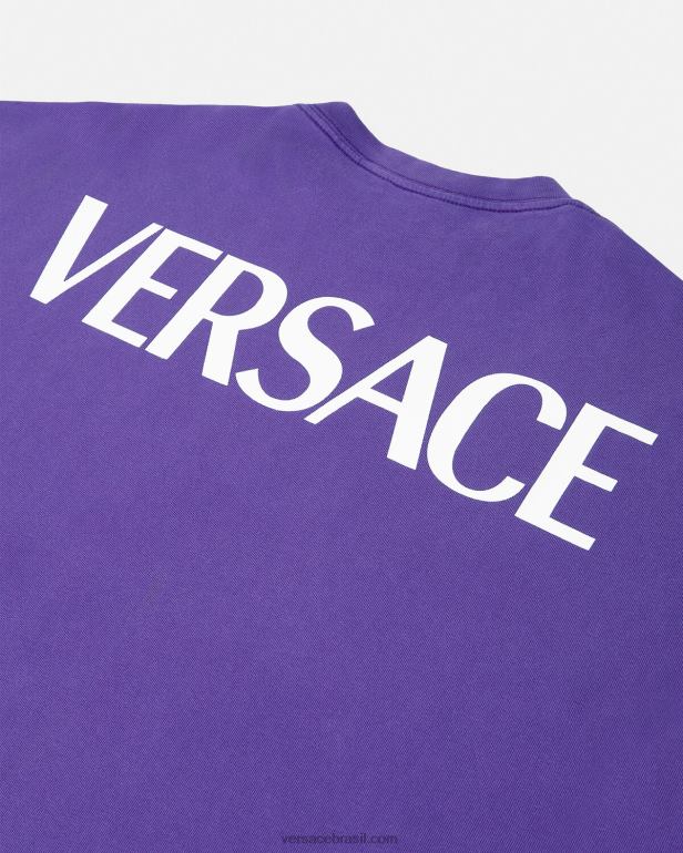 roupas P2TX151 Versace camiseta oversized deusa tolet mulheres