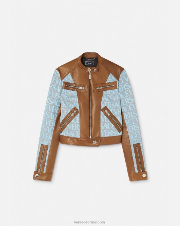 roupas P2TX84 Versace jaqueta completa imprimir mulheres