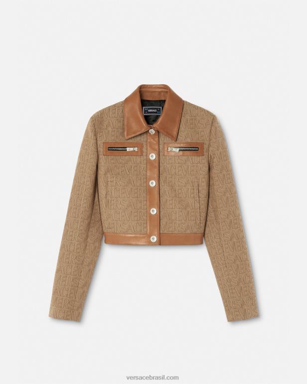 roupas P2TX85 Versace blusão com jaqueta imprimir mulheres