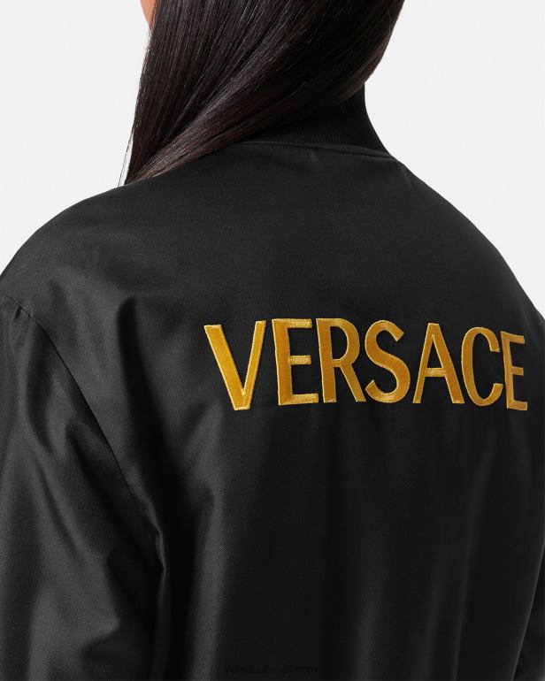 roupas P2TX88 Versace jaqueta bomber reversível barocco imprimir mulheres