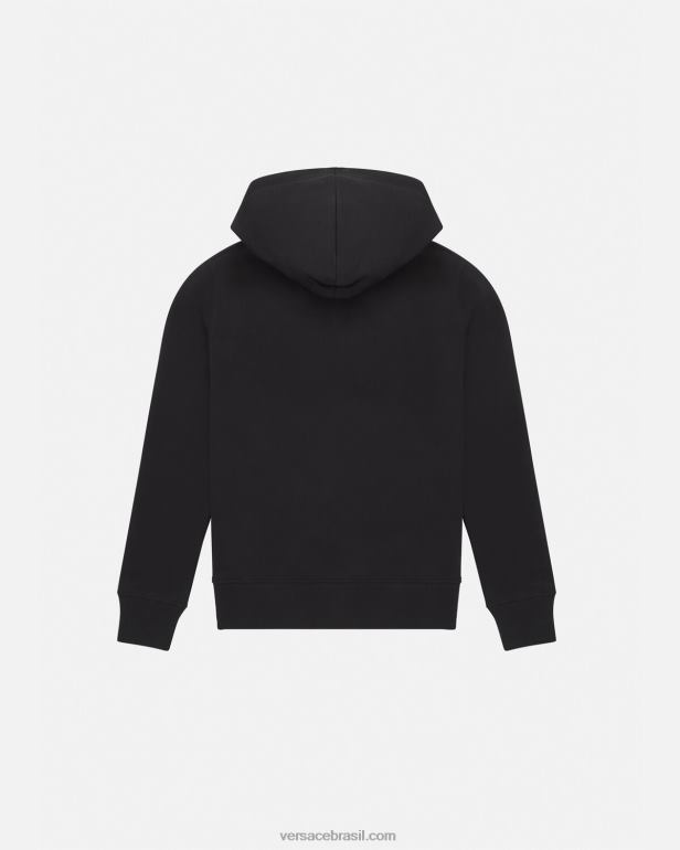 roupas P2TX2234 Versace moletom com logotipo ouro Preto mulheres