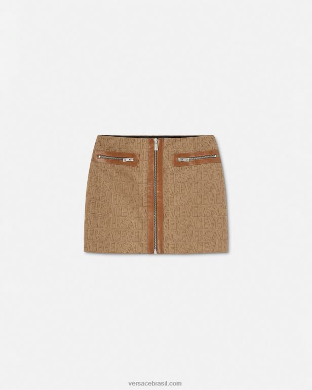 roupas P2TX164 Versace mini saia toda imprimir mulheres