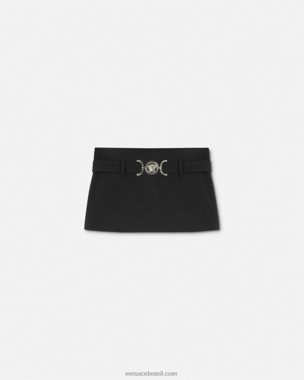 roupas P2TX173 Versace minissaia medusa '95 preto mulheres