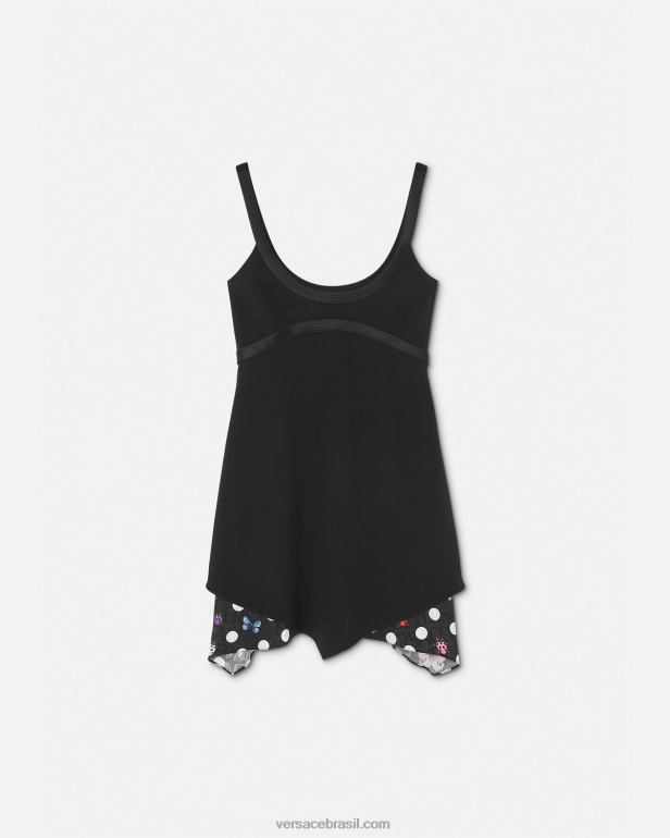 roupas P2TX2 Versace minivestido borboletas imprimir mulheres