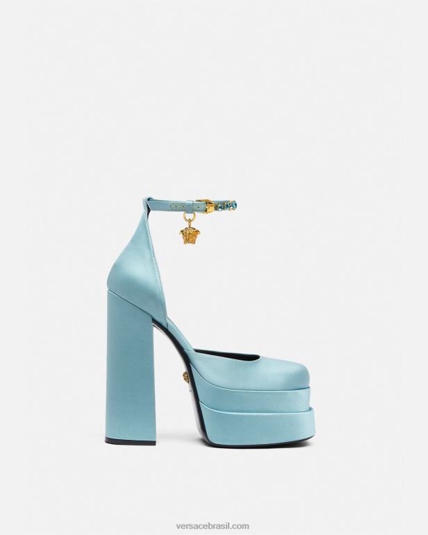 sapato P2TX413 Versace bombas de plataforma medusa aevitas Uma cor mulheres