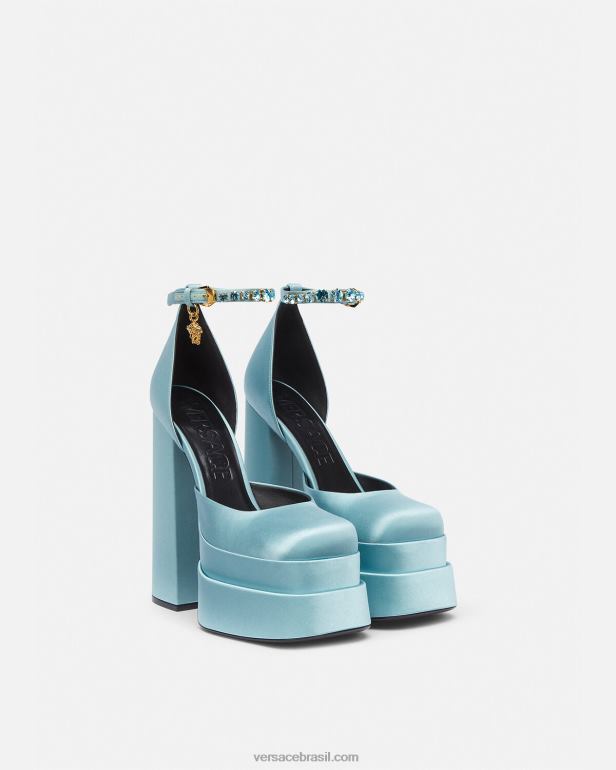 sapato P2TX413 Versace bombas de plataforma medusa aevitas Uma cor mulheres