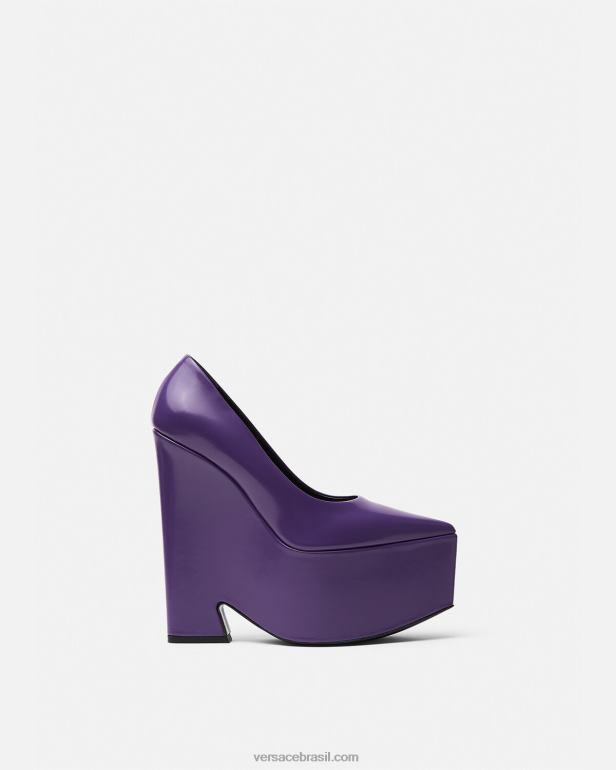 sapato P2TX492 Versace bombas de plataforma de tempestade tolet mulheres