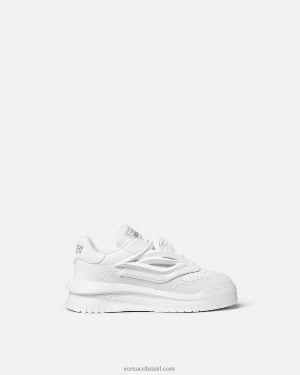 sapato P2TX505 Versace tênis odissea branco mulheres