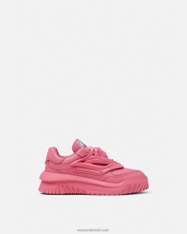 sapato P2TX507 Versace tênis odissea rosa mulheres